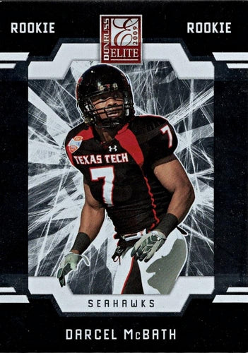 #210 Darcel McBath - Seattle Seahawks - 2009 Donruss Elite Football