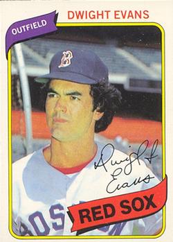 #210 Dwight Evans - Boston Red Sox - 1980 O-Pee-Chee Baseball