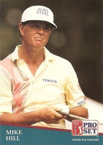 #210 Mike Hill - 1991 Pro Set PGA Tour Golf