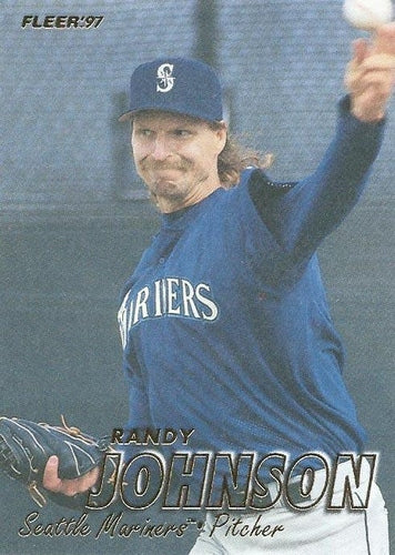 #210 Randy Johnson - Seattle Mariners - 1997 Fleer Baseball