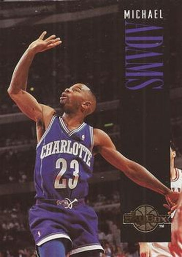 #210 Michael Adams - Charlotte Hornets - 1994-95 SkyBox Premium Basketball