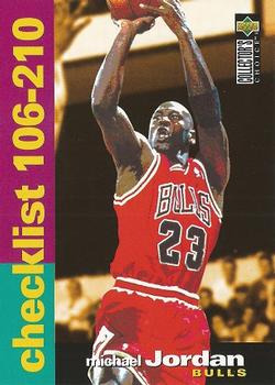 #210 Michael Jordan - Chicago Bulls - 1995-96 Collector's Choice Basketball