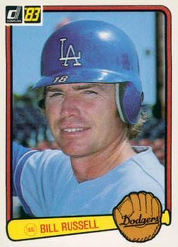 #210 Bill Russell - Los Angeles Dodgers - 1983 Donruss Baseball