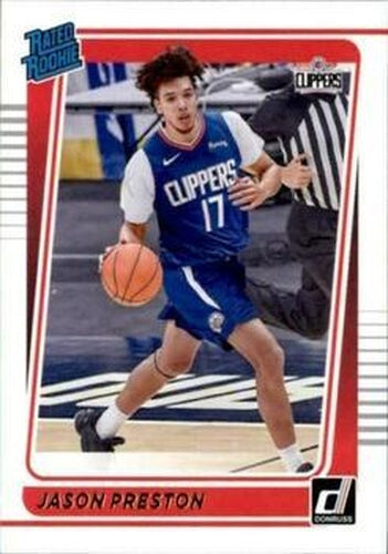 #210 Jason Preston - Los Angeles Clippers - 2021-22 Donruss Basketball