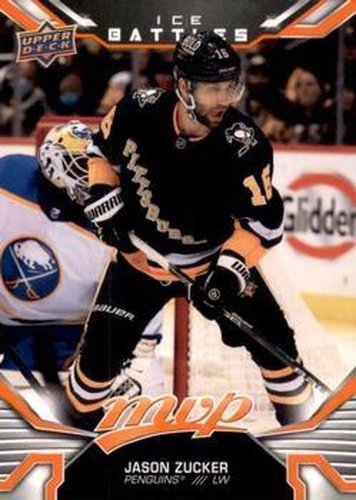 #210 Jason Zucker - Pittsburgh Penguins - 2022-23 Upper Deck MVP - Ice Battles Hockey