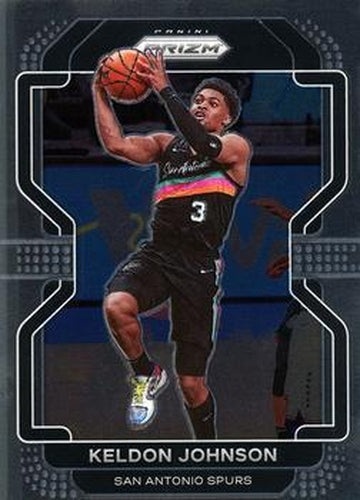 #210 Keldon Johnson - San Antonio Spurs - 2021-22 Panini Prizm Basketball