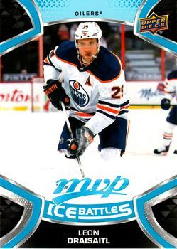 #210 Leon Draisaitl - Edmonton Oilers - 2021-22 Upper Deck MVP - Ice Battles Hockey