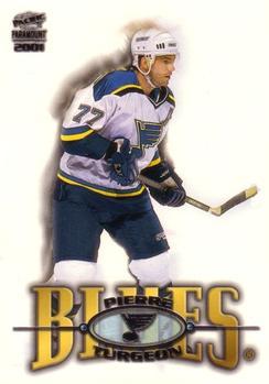 #210 Pierre Turgeon - St. Louis Blues - 2000-01 Pacific Paramount Hockey