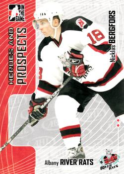 #210 Nicklas Bergfors - Albany River Rats - 2005-06 In The Game Heroes and Prospects Hockey