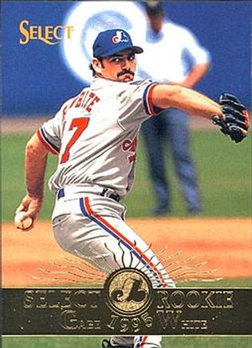 #210 Gabe White - Montreal Expos - 1995 Select Baseball