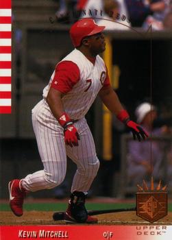 #210 Kevin Mitchell - Cincinnati Reds - 1993 SP Baseball