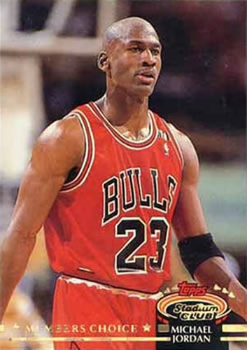 #210 Michael Jordan - Chicago Bulls - 1992-93 Stadium Club Basketball