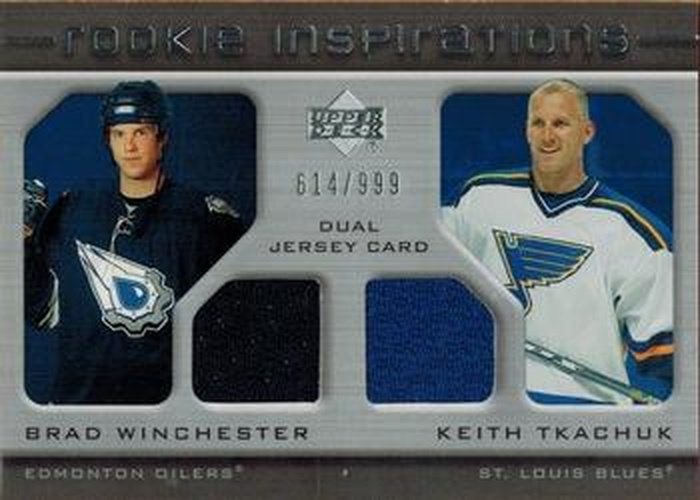 #210 Brad Winchester / Keith Tkachuk - Edmonton Oilers / St. Louis Blues - 2005-06 Upper Deck Rookie Update Hockey
