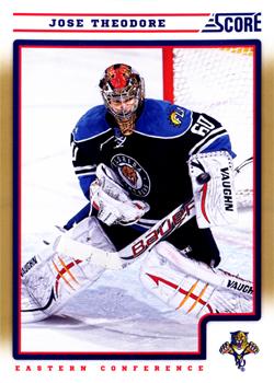 #210 Jose Theodore - Florida Panthers - 2012-13 Score - Gold Rush Hockey