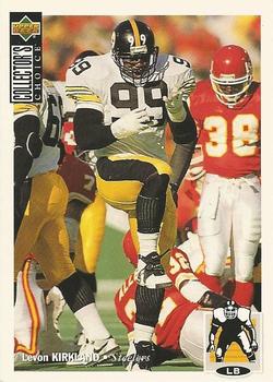 #210 Levon Kirkland - Pittsburgh Steelers - 1994 Collector's Choice Football