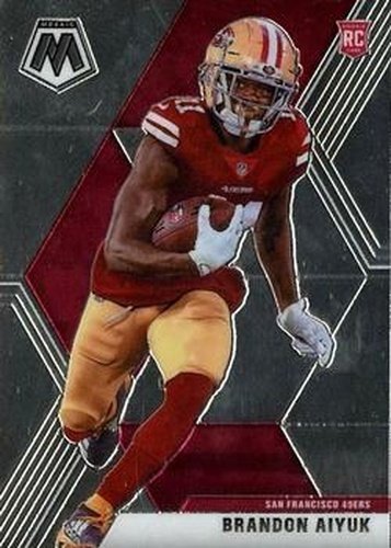 #210 Brandon Aiyuk - San Francisco 49ers - 2020 Panini Mosaic Football