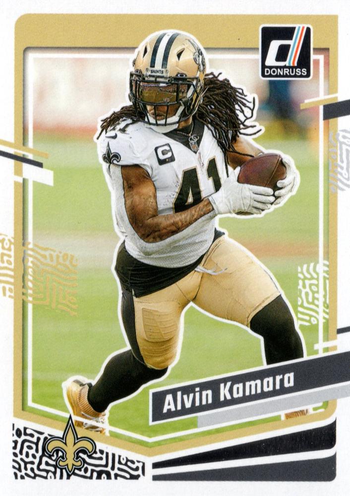 #210 Alvin Kamara - New Orleans Saints - 2023 Donruss Football