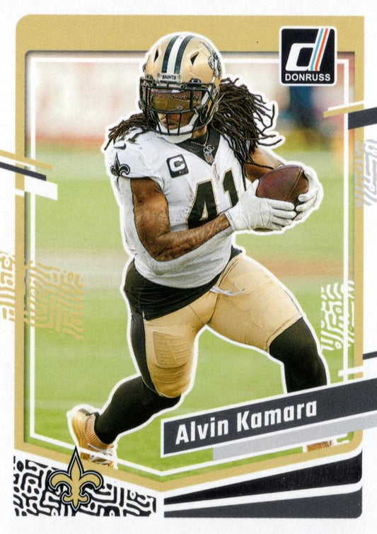 #210 Alvin Kamara - New Orleans Saints - 2023 Donruss Football
