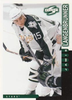 #211 Jamie Langenbrunner - Dallas Stars - 1997-98 Score Hockey