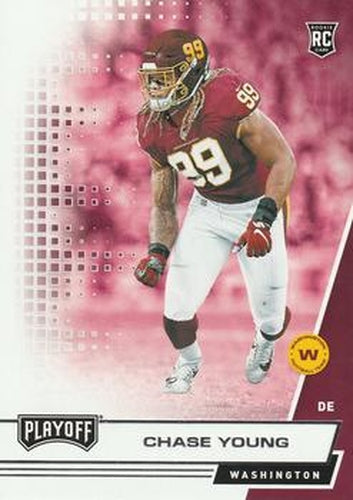 #211 Chase Young - Washington Football Team - 2020 Panini Playoff Football