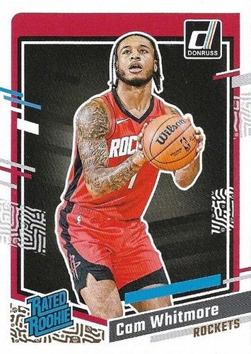 #211 Cam Whitmore - Houston Rockets - 2023-24 Donruss Basketball