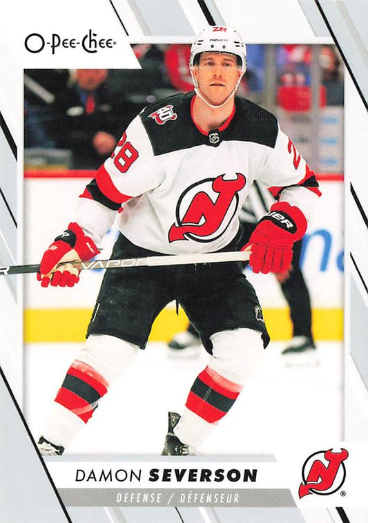 #211 Damon Severson - New Jersey Devils - 2023-24 O-Pee-Chee Hockey