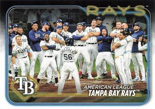 #211 Tampa Bay Rays - Tampa Bay Rays - 2024 Topps Baseball