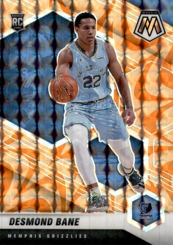 #211 Desmond Bane - Memphis Grizzlies - 2020-21 Panini Mosaic - Mosaic Reactive Orange Basketball