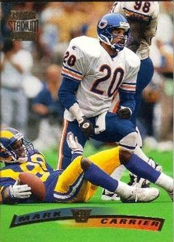 #211 Mark Carrier - Chicago Bears - 1996 Stadium Club Football