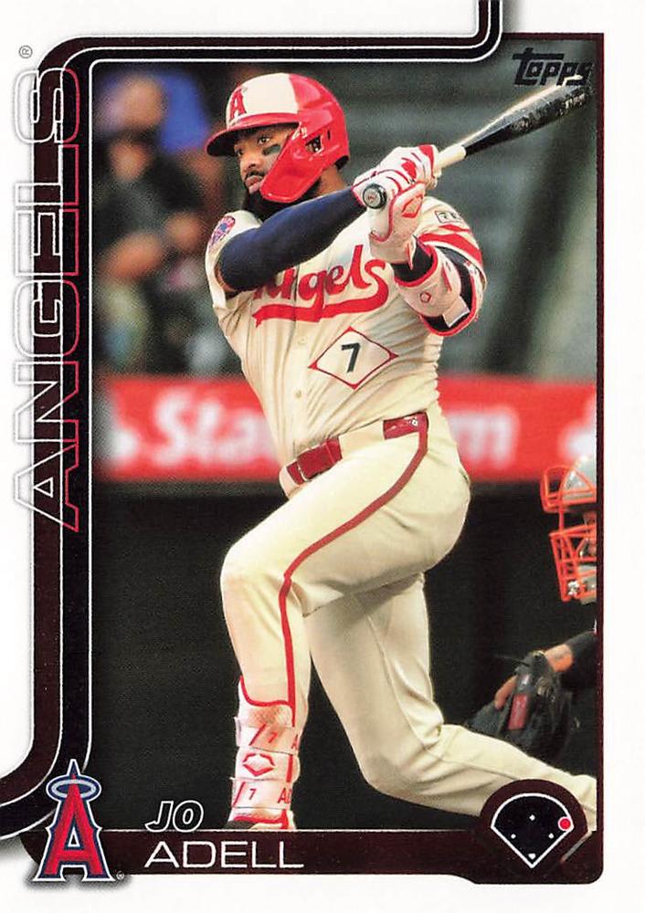 #211 Jo Adell - Los Angeles Angels - 2025 Topps Baseball