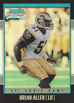 #211 Brian Allen - St. Louis Rams - 2001 Bowman Chrome Football