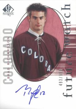 #211 Brad Richardson - Colorado Avalanche - 2005-06 SP Authentic Hockey