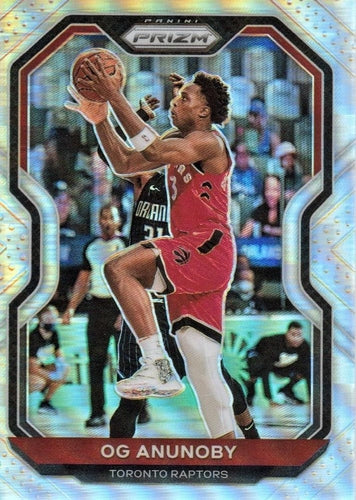 #211 OG Anunoby - Toronto Raptors - 2020-21 Panini Prizm - Silver Prizms Basketball