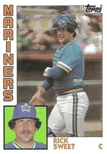 #211 Rick Sweet - Seattle Mariners - 1984 Topps Baseball