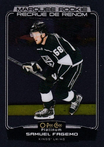 #211 Samuel Fagemo - Los Angeles Kings - 2022-23 O-Pee-Chee Platinum Hockey