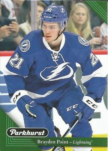 #211 Brayden Point - Tampa Bay Lightning - 2017-18 Parkhurst Hockey