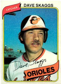 #211 Dave Skaggs - Baltimore Orioles - 1980 Topps Baseball
