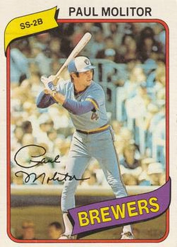 #211 Paul Molitor - Milwaukee Brewers - 1980 O-Pee-Chee Baseball