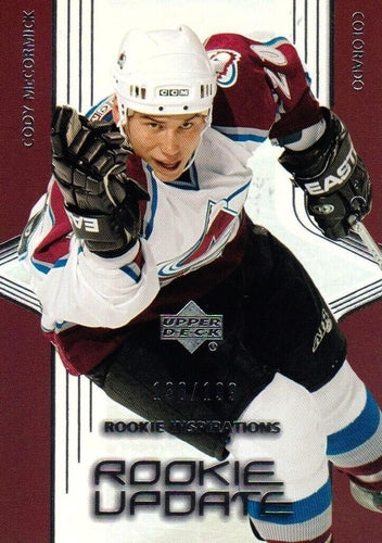 #211 Cody McCormick - Colorado Avalanche - 2003-04 Upper Deck Rookie Update Hockey