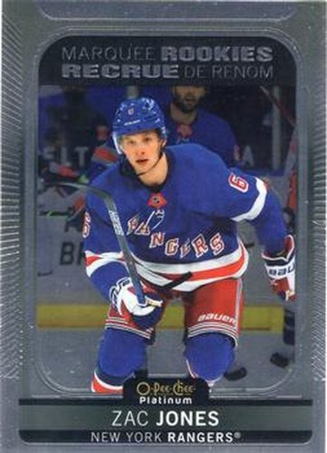 #211 Zac Jones - New York Rangers - 2021-22 O-Pee-Chee Platinum Hockey