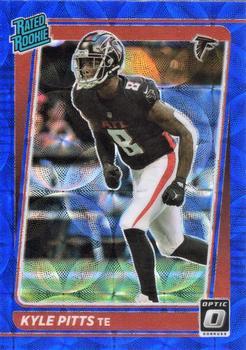 #211 Kyle Pitts - Atlanta Falcons - 2021 Donruss Optic - Blue Scope Football