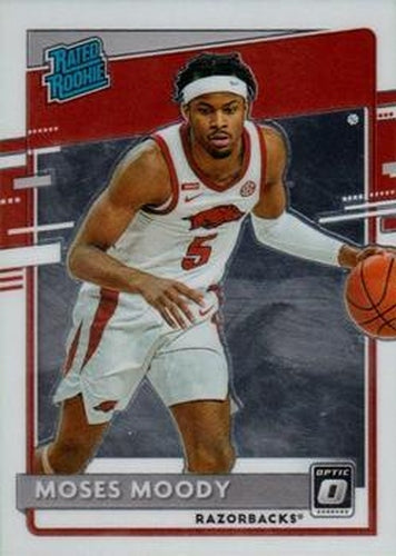 #211 Moses Moody - Arkansas Razorbacks - 2021 Panini Chronicles Draft Picks Basketball