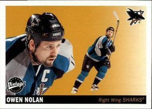 #211 Owen Nolan - San Jose Sharks - 2002-03 Upper Deck Vintage Hockey