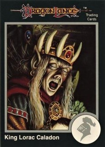 #211 King Lorac Caladon - 1991 TSR Advanced Dungeons & Dragons - Silver