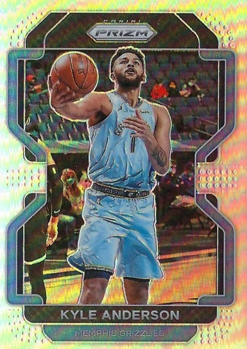 #211 Kyle Anderson - Memphis Grizzlies - 2021-22 Panini Prizm - Silver Basketball