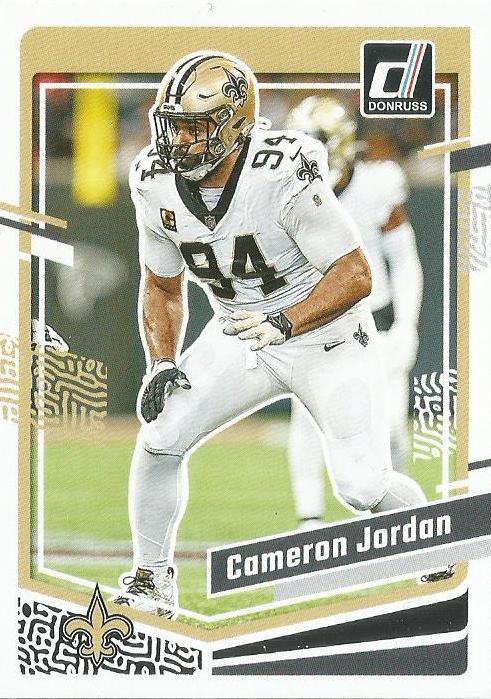 #211 Cameron Jordan - New Orleans Saints - 2023 Donruss Football