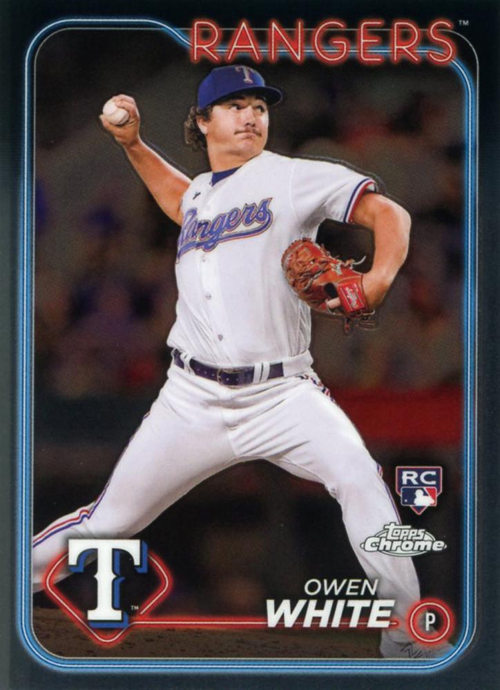 #211 Owen White - Texas Rangers - 2024 Topps Chrome Baseball