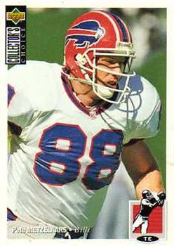 #211 Pete Metzelaars - Buffalo Bills - 1994 Collector's Choice Football