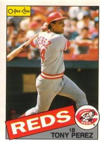 #212 Tony Perez - Cincinnati Reds - 1985 O-Pee-Chee Baseball