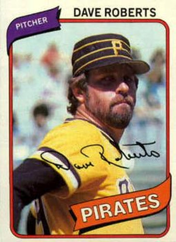 #212 Dave Roberts - Pittsburgh Pirates - 1980 Topps Baseball